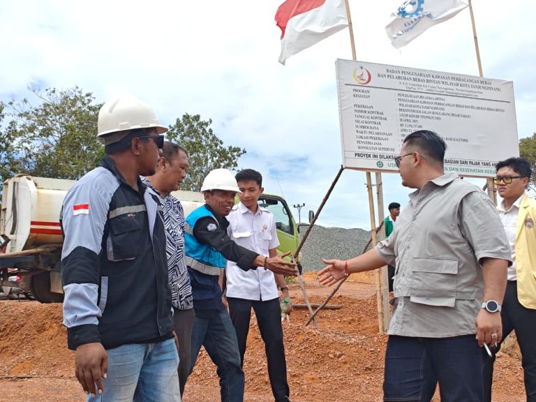 BP Tanjungpinang Lakukan Pemantauan Lapangan Pembangunan Infrastruktur di Kawasan FTZ Senggarang