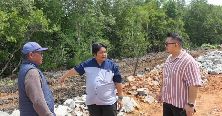 Peninjauan Lanjutan Pembangunan Infrastruktur Di Jalan Tanjung Geliga, Senggarang