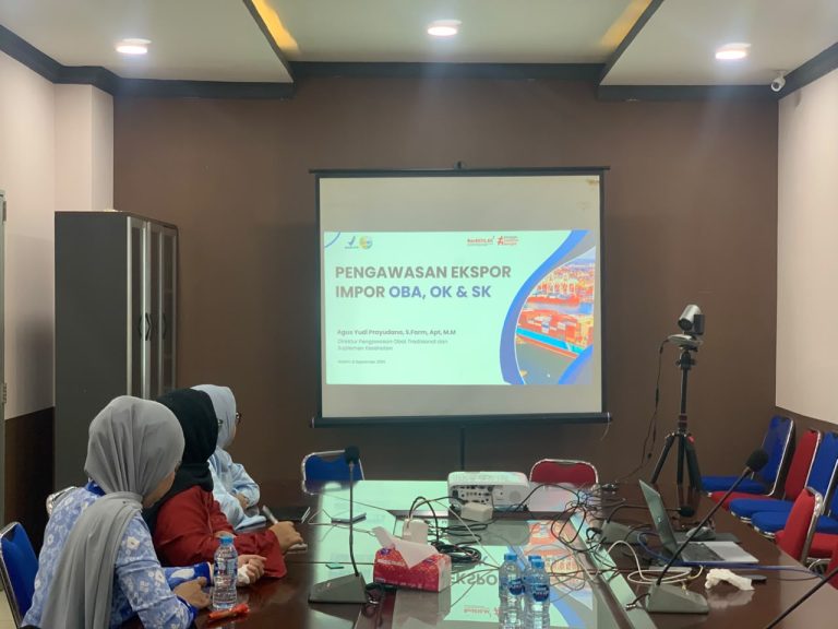BP Tanjungpinang Ikuti Penguatan Kepatuhan dan Pengawasan Pemasukan Produk Kesehatan di Kawasan FTZ Secara Daring